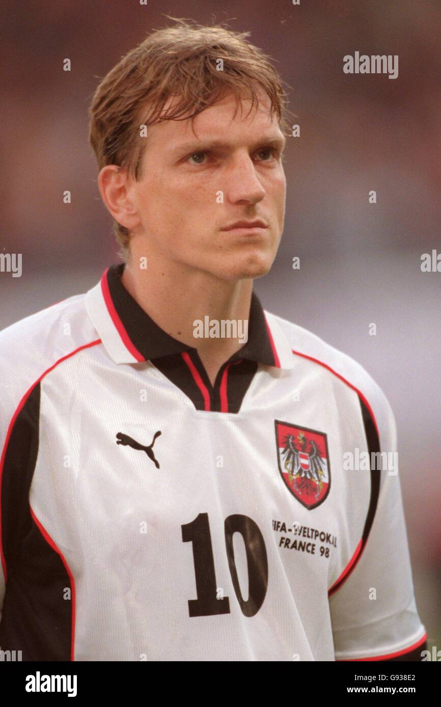 WIMPEL FANION FOOT 10*9 CM CHILI Vs OSTERREICH GROUPE B WORLD CUP FRANCE 1998