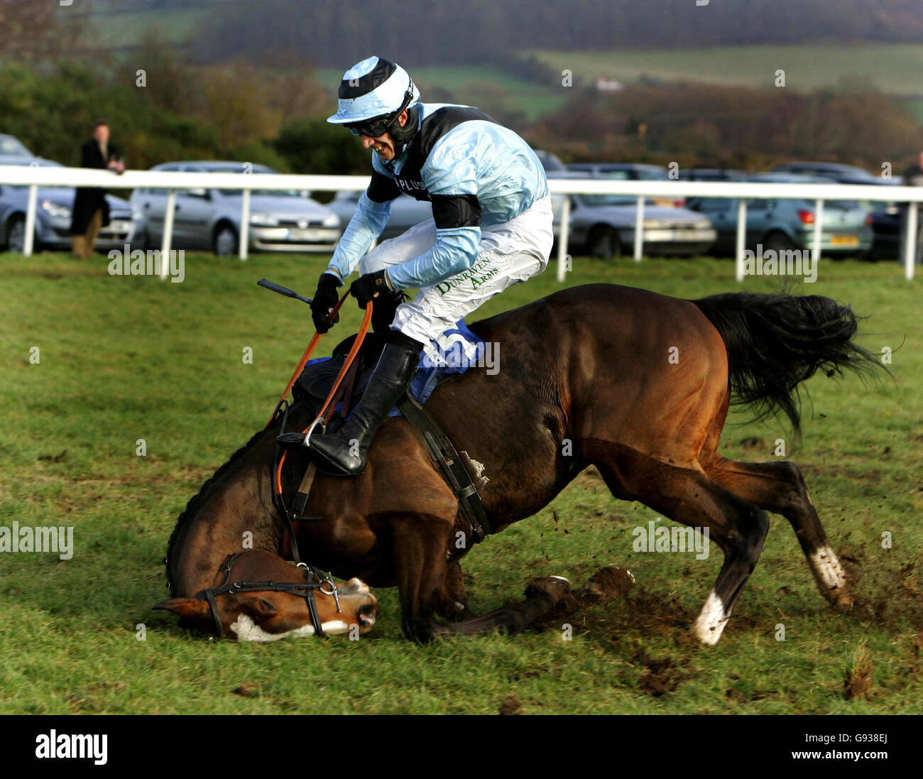 Horse Racing - Ludlow Racecourse Stock Photo