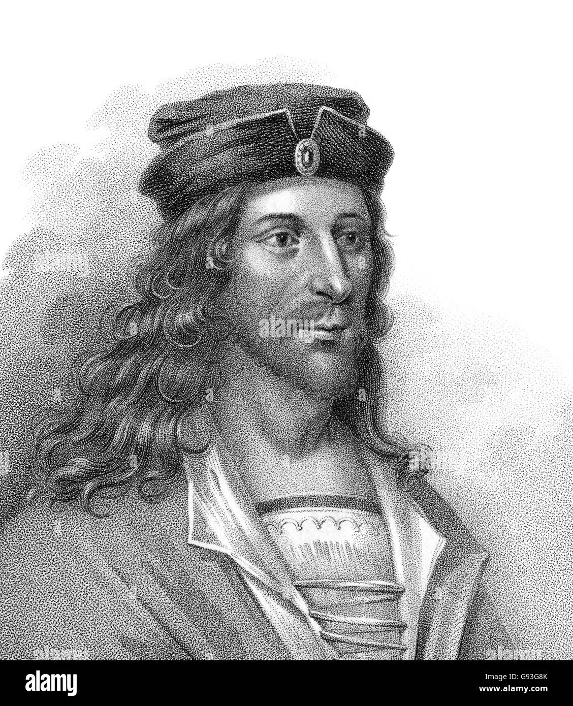 James I, 1394 - 1437, King of Scotland Stock Photo