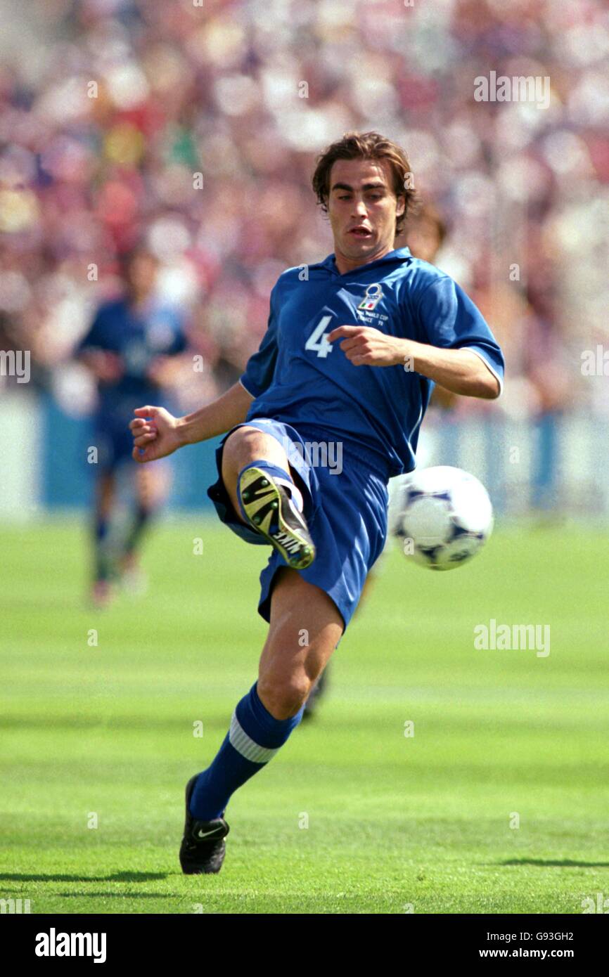 Soccer - World Cup France 98 - Second Round - Norway v Italy Stock Photo -  Alamy