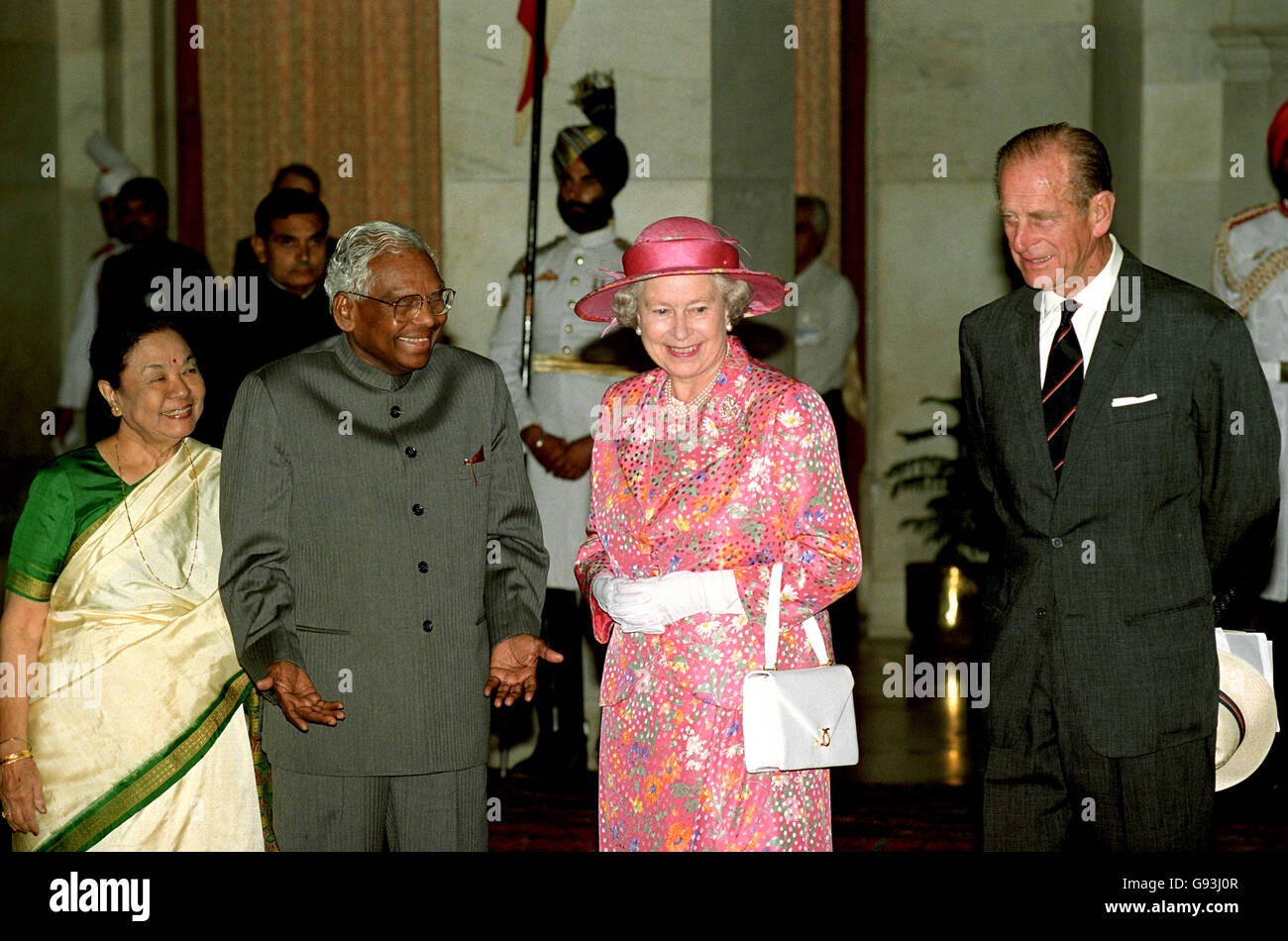 Queen Elizabeth II and Prince Philip Visits India Stock Photo Alamy