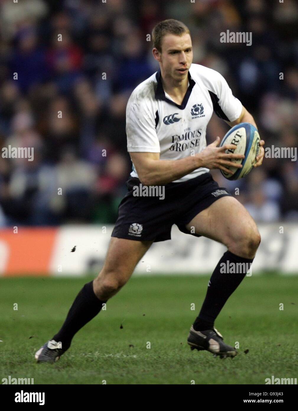 Scotland's Andrew Henderson during the RBS 6 Nations match against France at Murrayfield Stadium, Edinburgh, Sunday February 5, 2006. PRESS ASSOCIATION Photo. Photo credit should read: David Davies/PA. Stock Photo