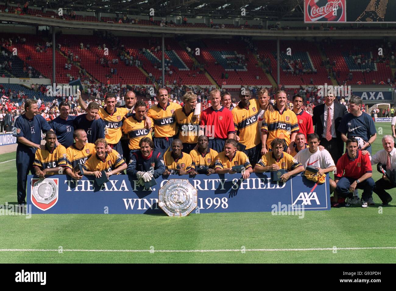 Soccer - AXA FA Charity Shield - Arsenal v Manchester United Stock ...
