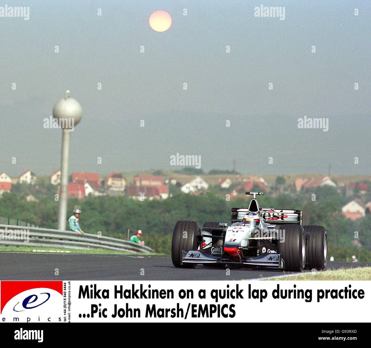 Mika hakkinen on a quick lap hi-res stock photography and images - Alamy