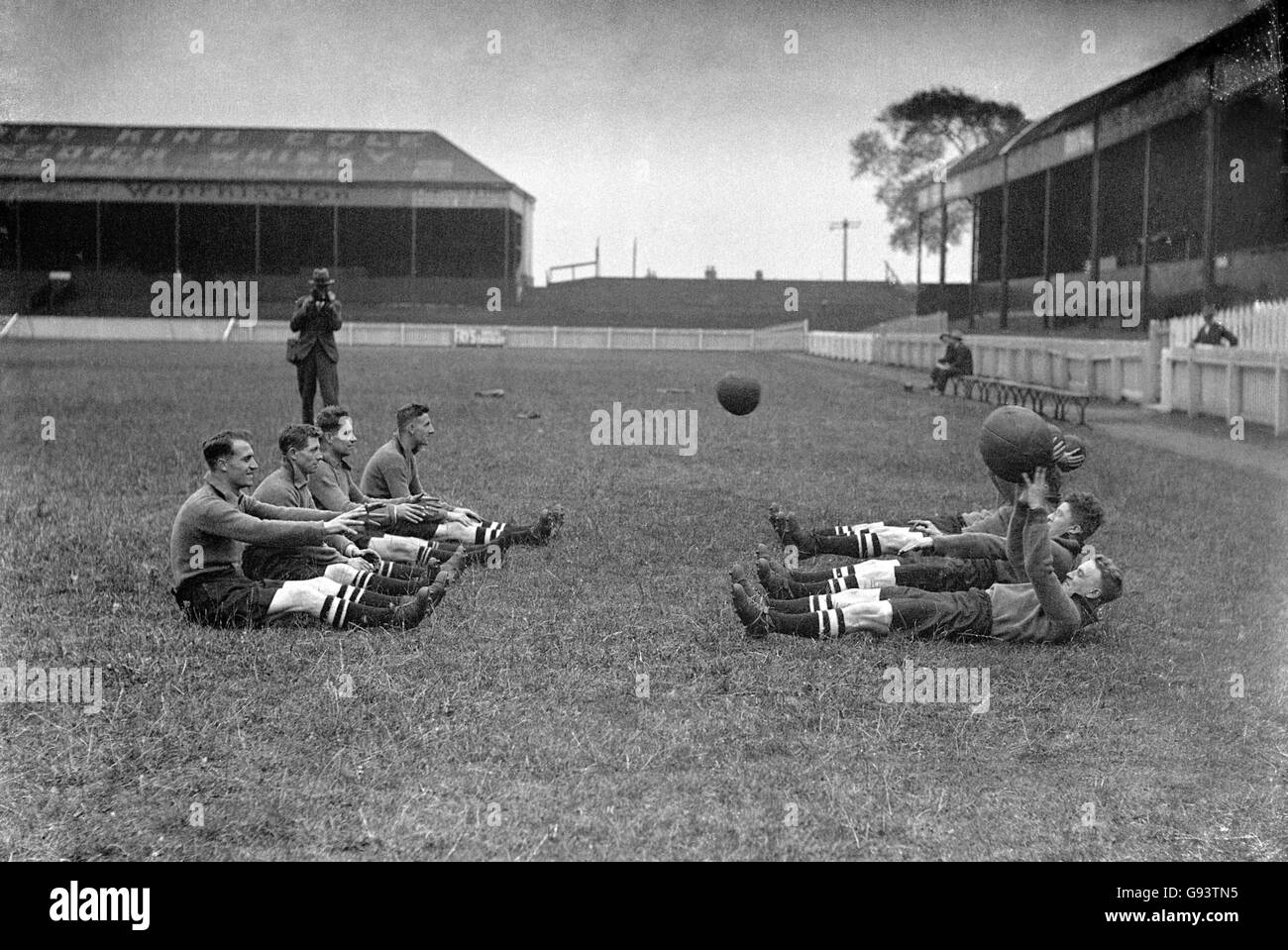 Soccer League Division One Notts County Training Nottingham