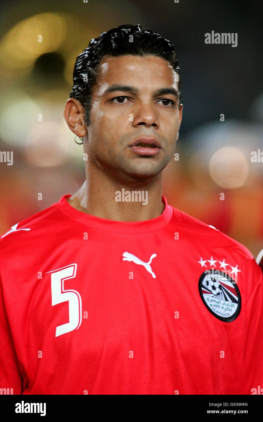 Soccer - African Cup of Nations 2006 - Group A - Egypt v Libya - Cairo International Stadium Stock Photo