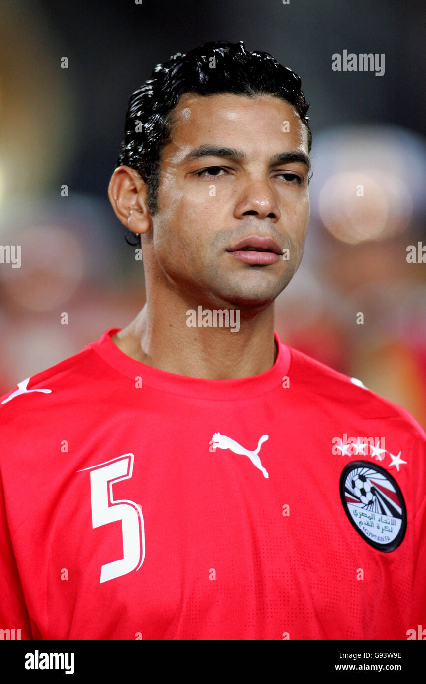 Soccer - African Cup of Nations 2006 - Group A - Egypt v Libya - Cairo International Stadium Stock Photo