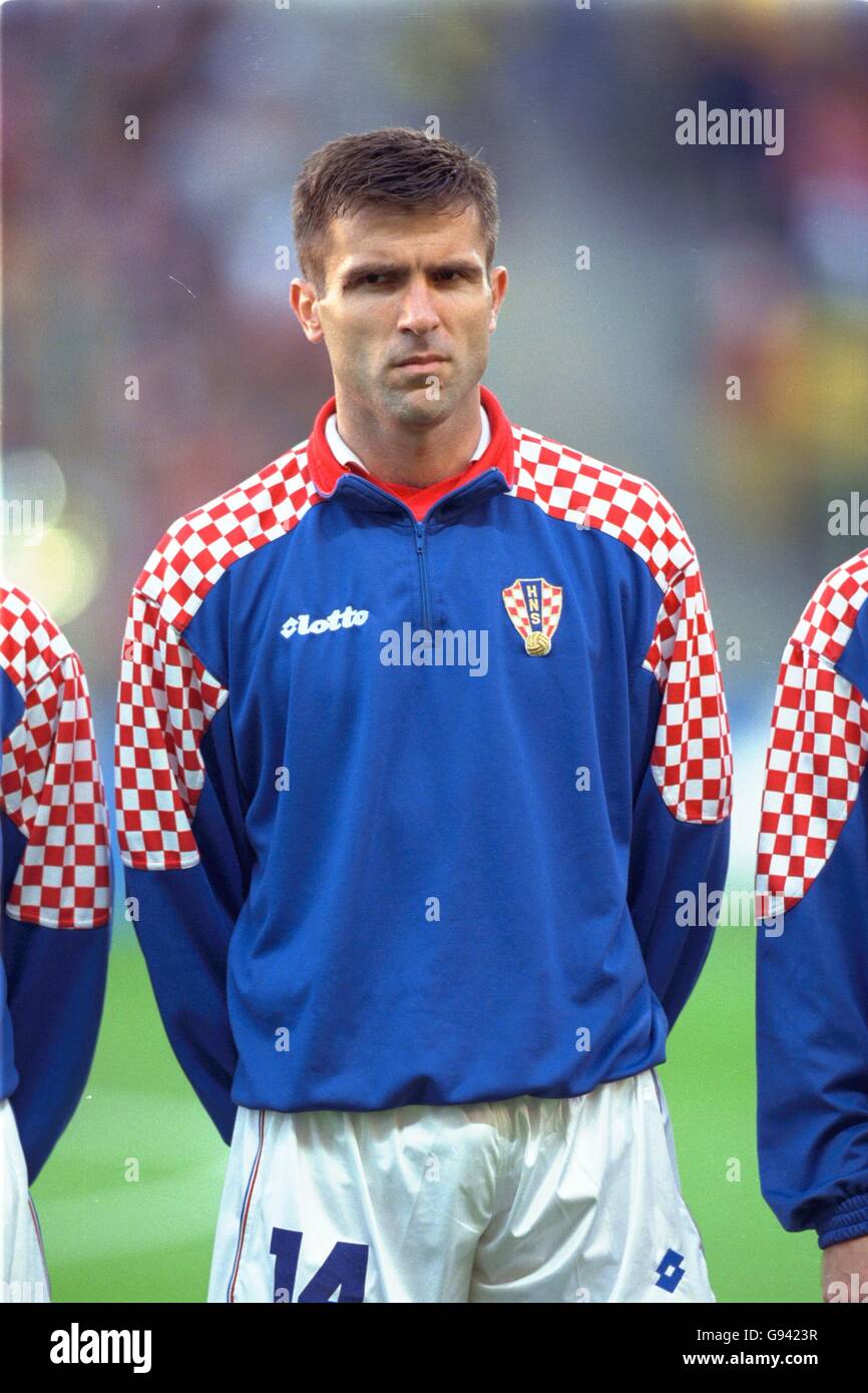 Brook BOBAN#10 Croatia Home Retro Soccer Jersey WORLDCUP 1998