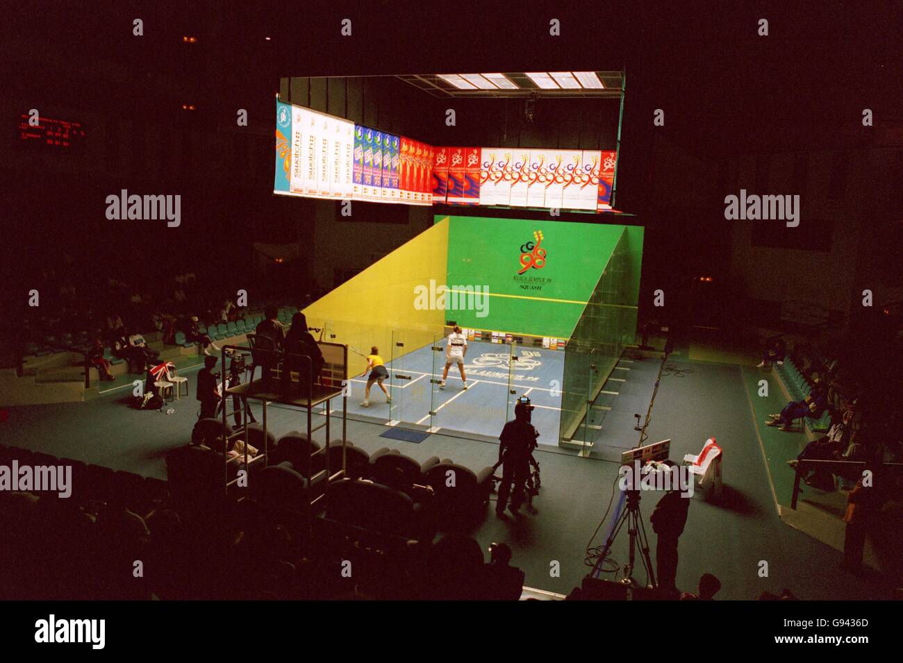 Squash 16th commonwealth games kuala lumpur hires stock photography