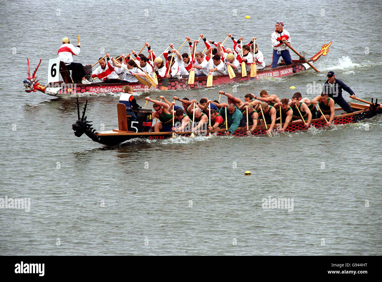 Rowing - Dragon Boat Racing - National Cup Grand Finals - National Water Sports Centre - Nottingham Stock Photo