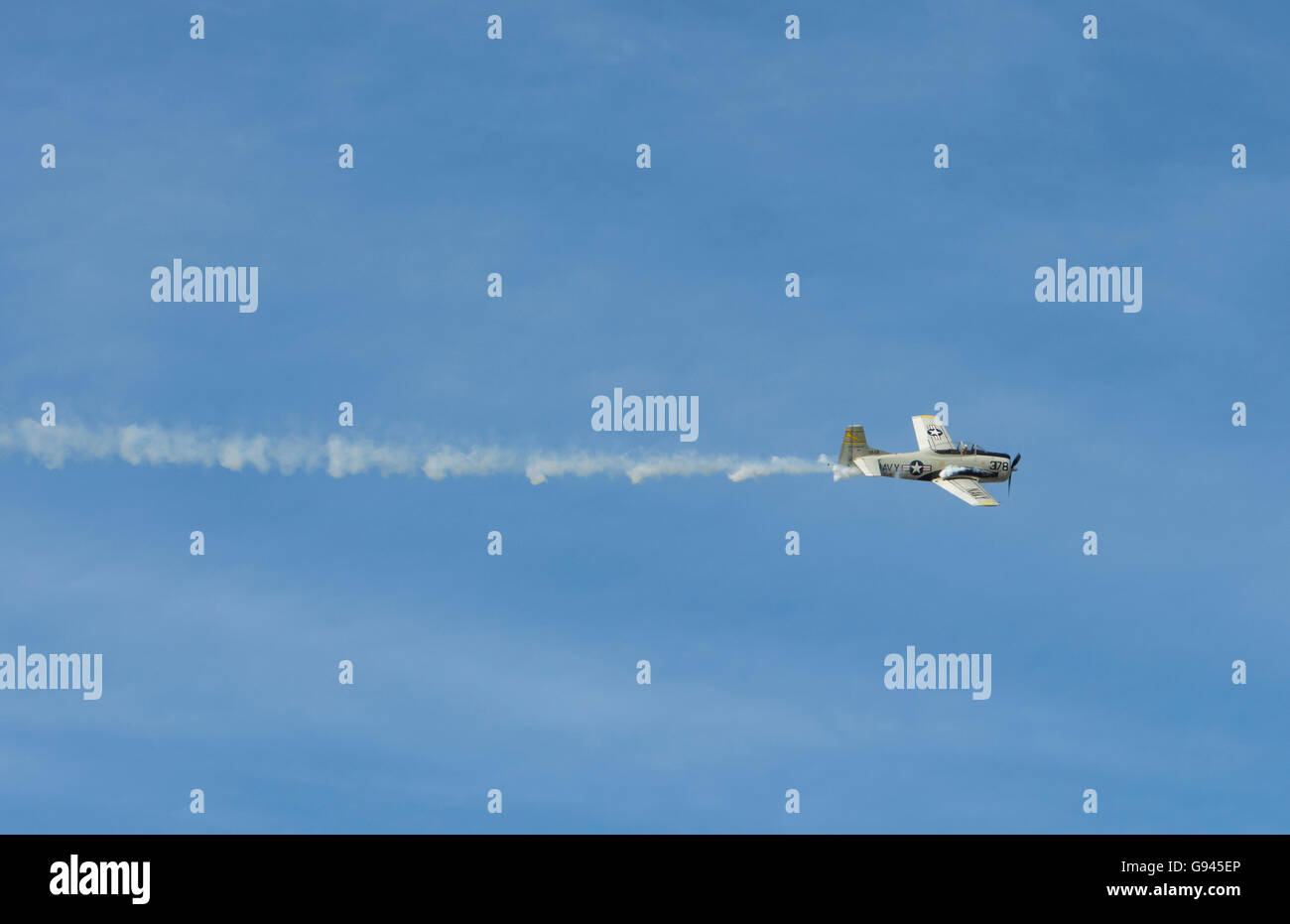 Tico Warbird Air Show Titusville Florida flying in the air a T28