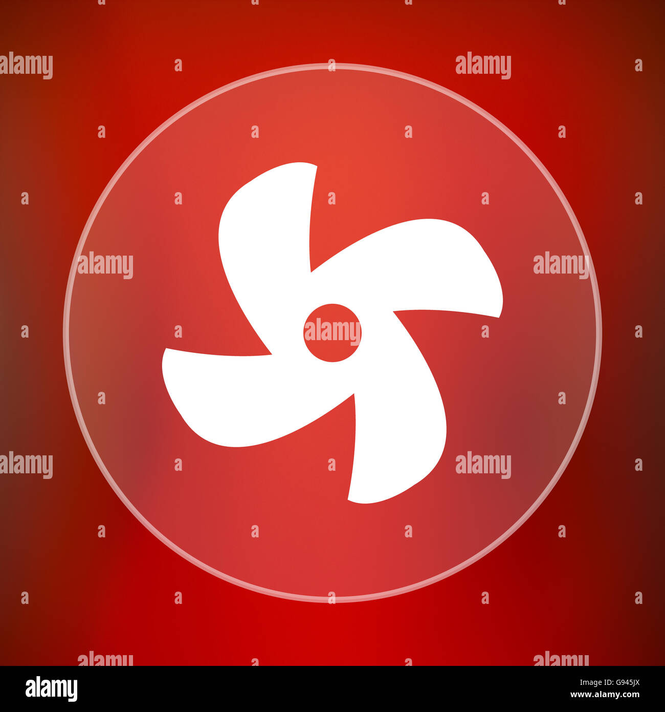 Fan icon internet button hi-res stock photography and images - Alamy