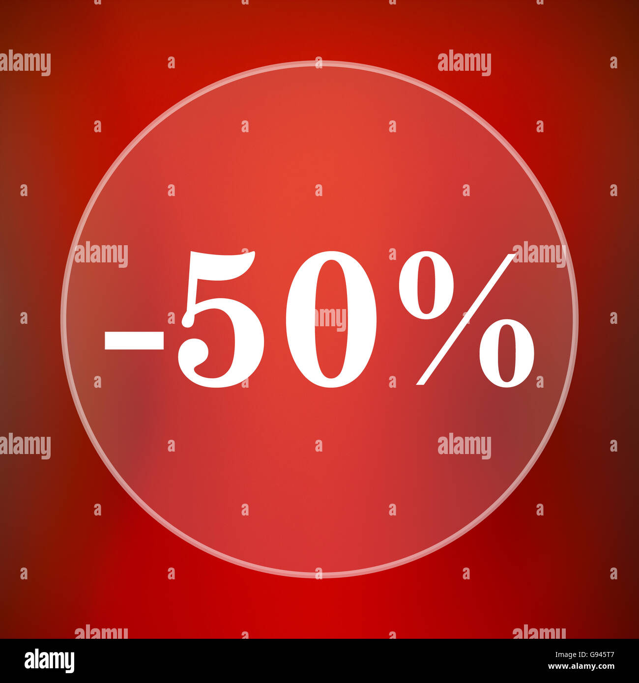Red price tag 50 hi-res stock photography and images - Alamy