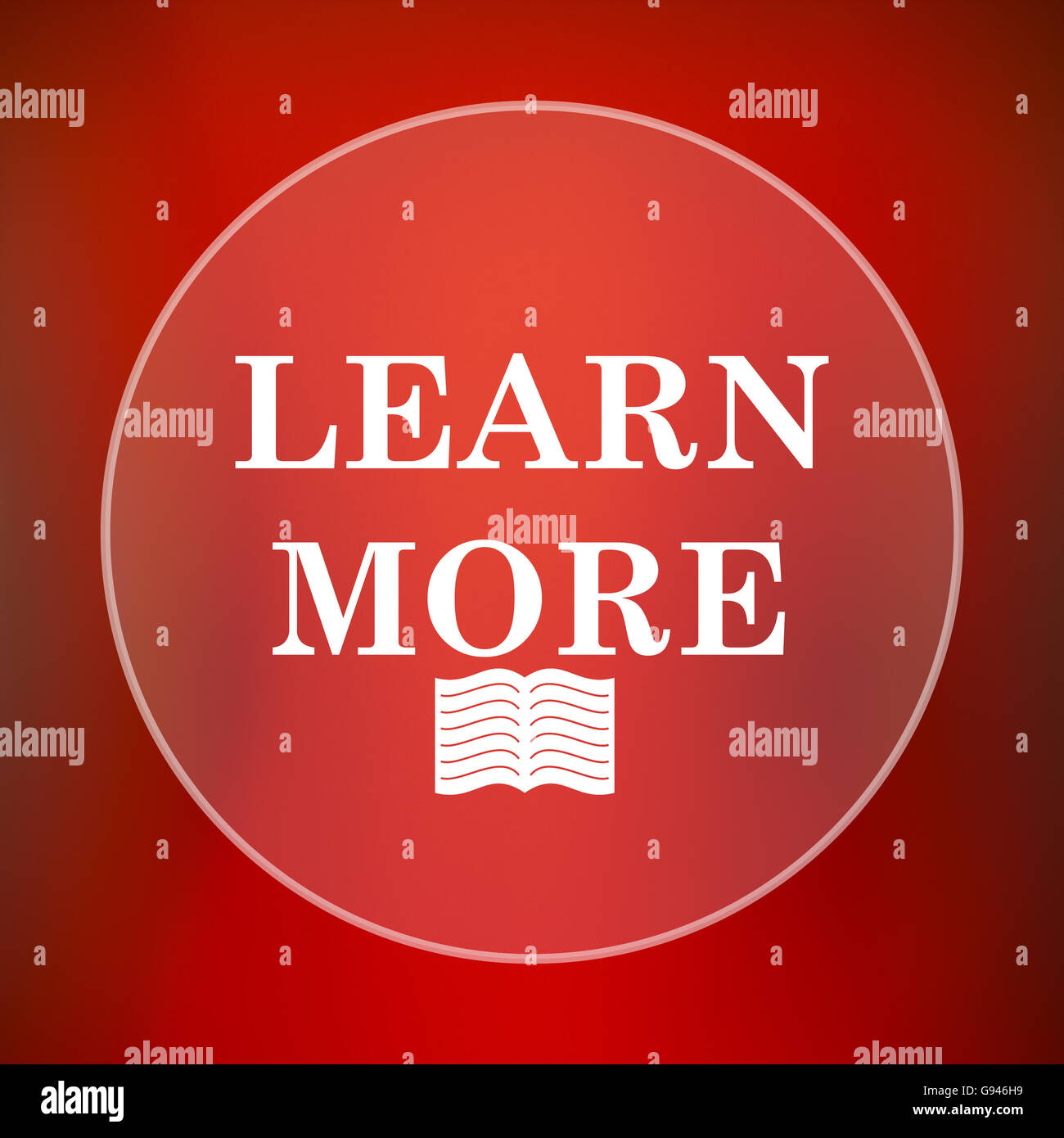 Red learn symbol hi-res stock photography and images - Alamy