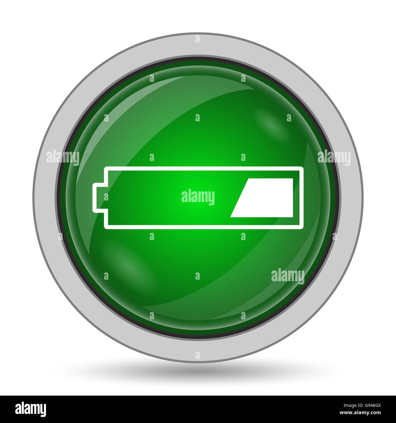 Third charged battery icon hi-res stock photography and images - Alamy
