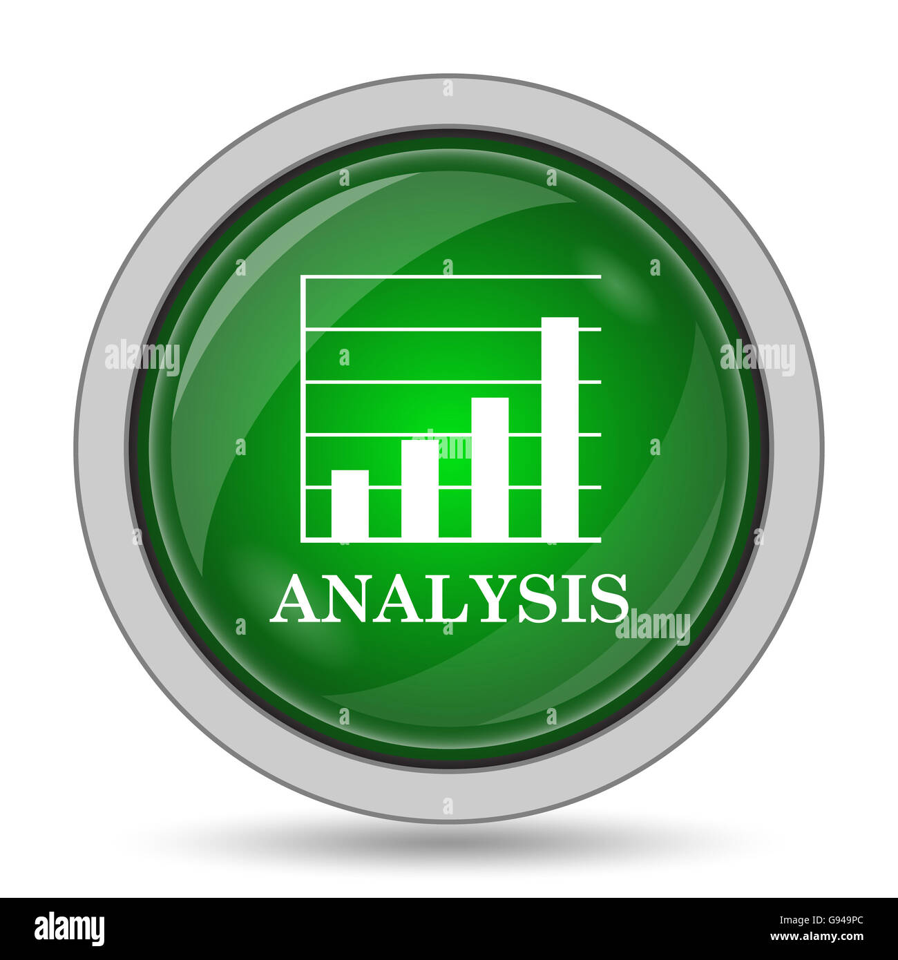 Data analysis button design hi-res stock photography and images - Alamy
