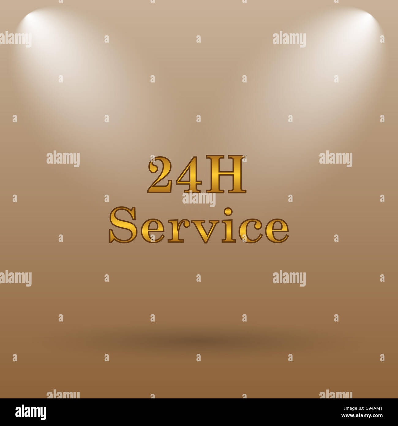 24h support button gold hi-res stock photography and images - Alamy