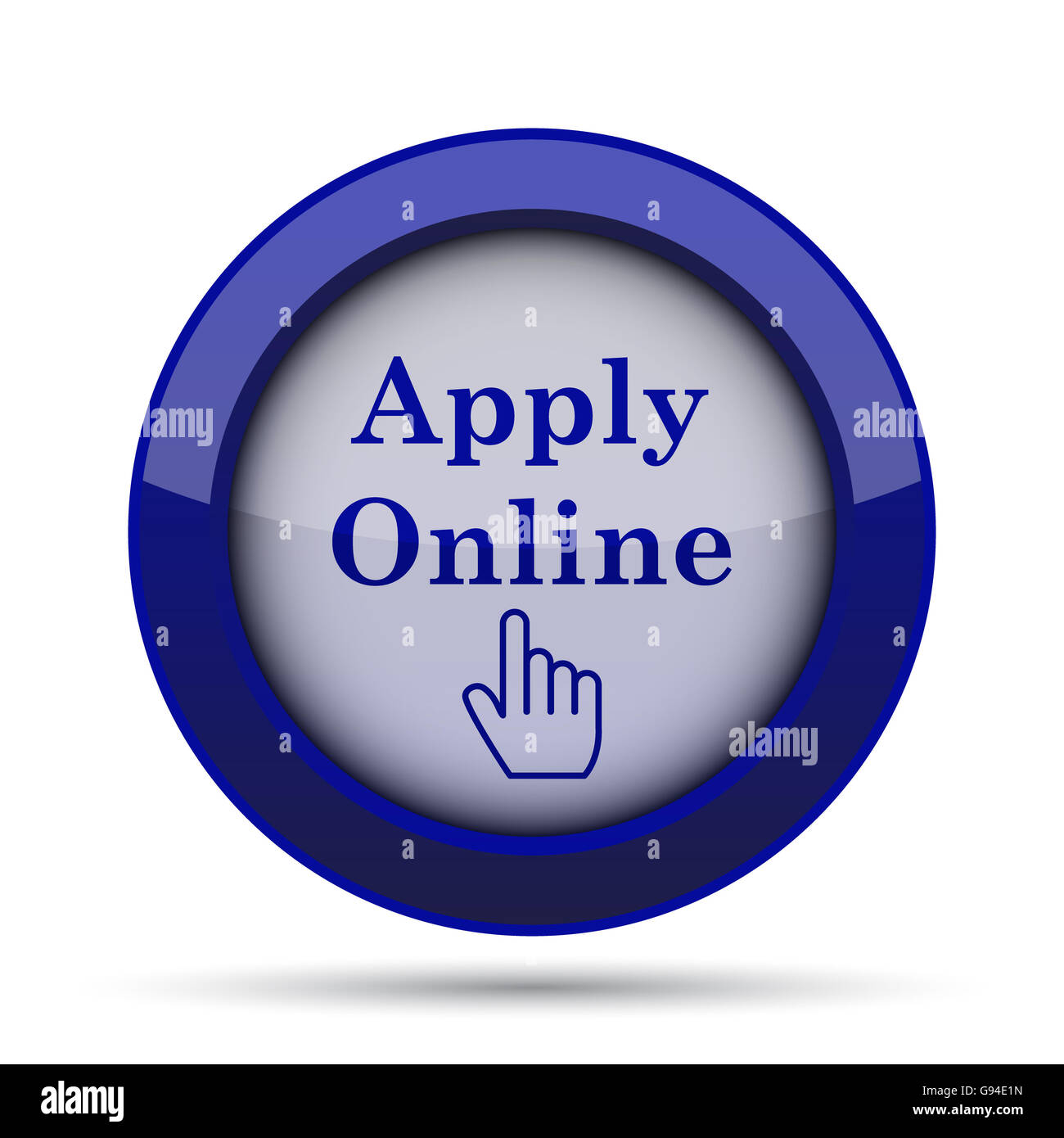 1 apply online online white Internet background Apply icon. on button