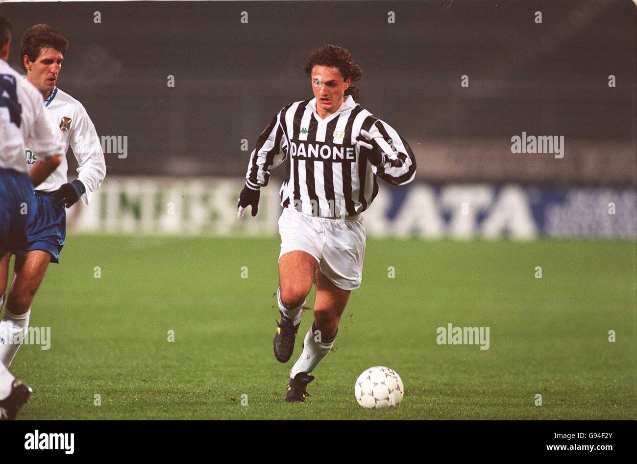 Tableau Miroir Roberto Baggio, Juventus, 36x26 Cm