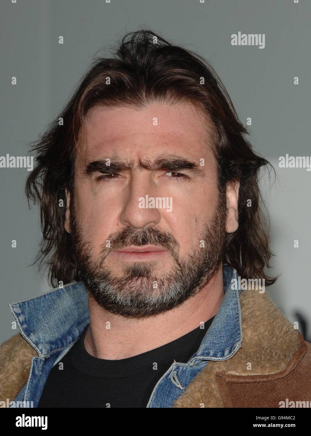 Ex-Manchester United footballer, poet & actor, Eric Cantona arrives at  Nike's 'Joga Bonito' (Play Beautiful) launch, from the Truman Brewery, east  London, Tuesday 7 January 2006. PRESS ASSOCIATION PHOTO. Photo credit should