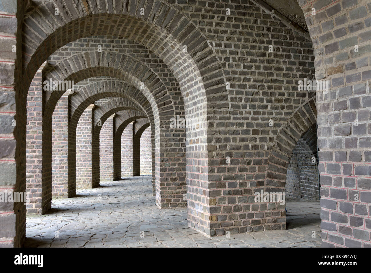 Under the Arena, Archaeological Park, Xanten, North Rhine-Westphalia, Germany Stock Photo