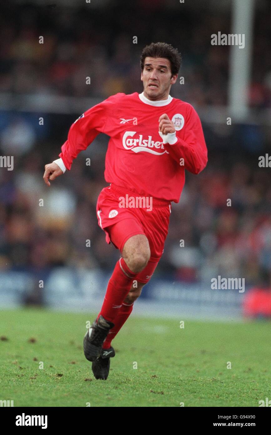 Soccer - AXA FA Cup - Third Round - Port Vale v Liverpool. Karl Heinz Riedle, Liverpool Stock Photo