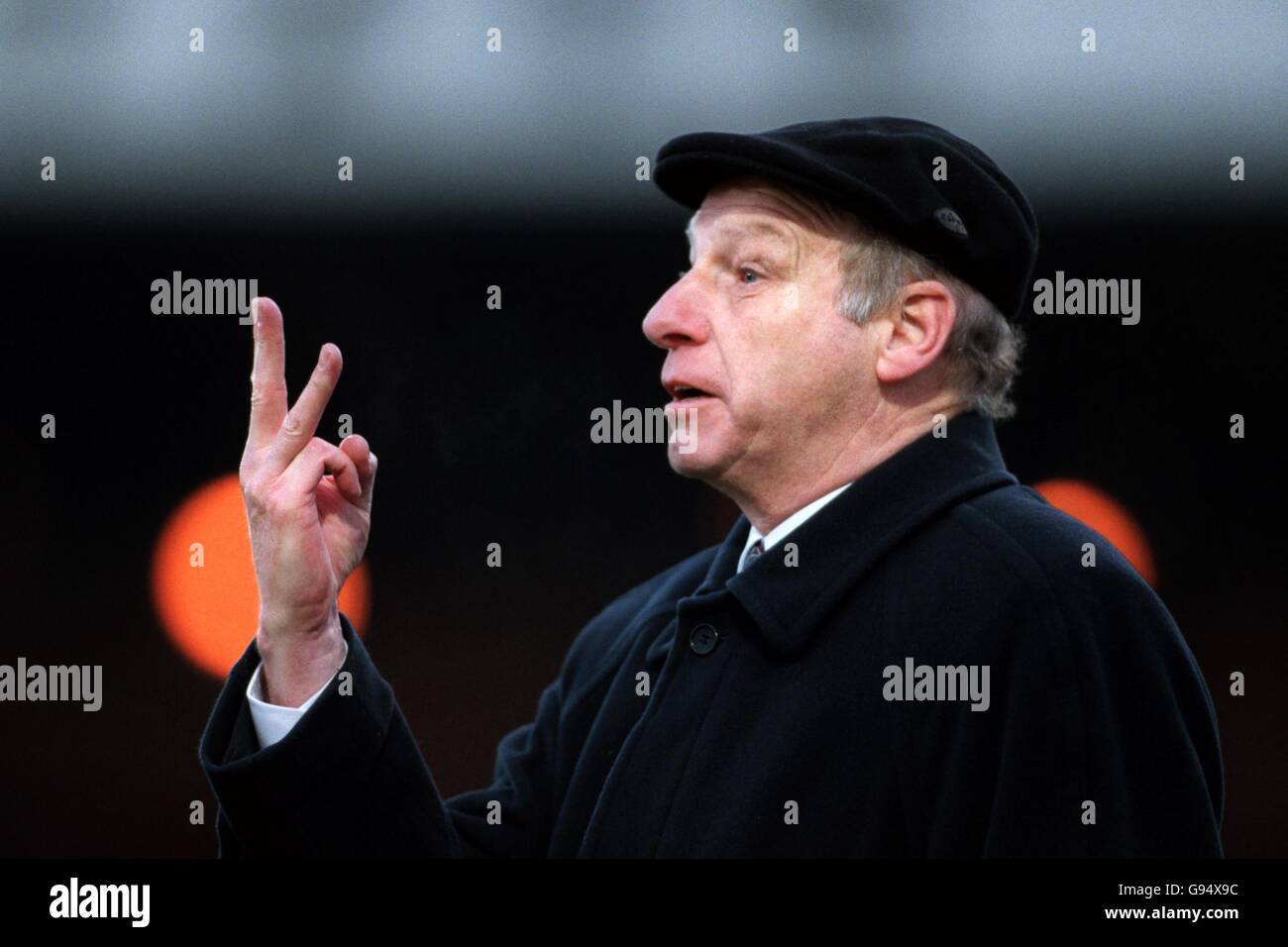 Soccer - AXA FA Cup - Third Round - Port Vale v Liverpool. Port Vale manager John Rudge Stock Photo