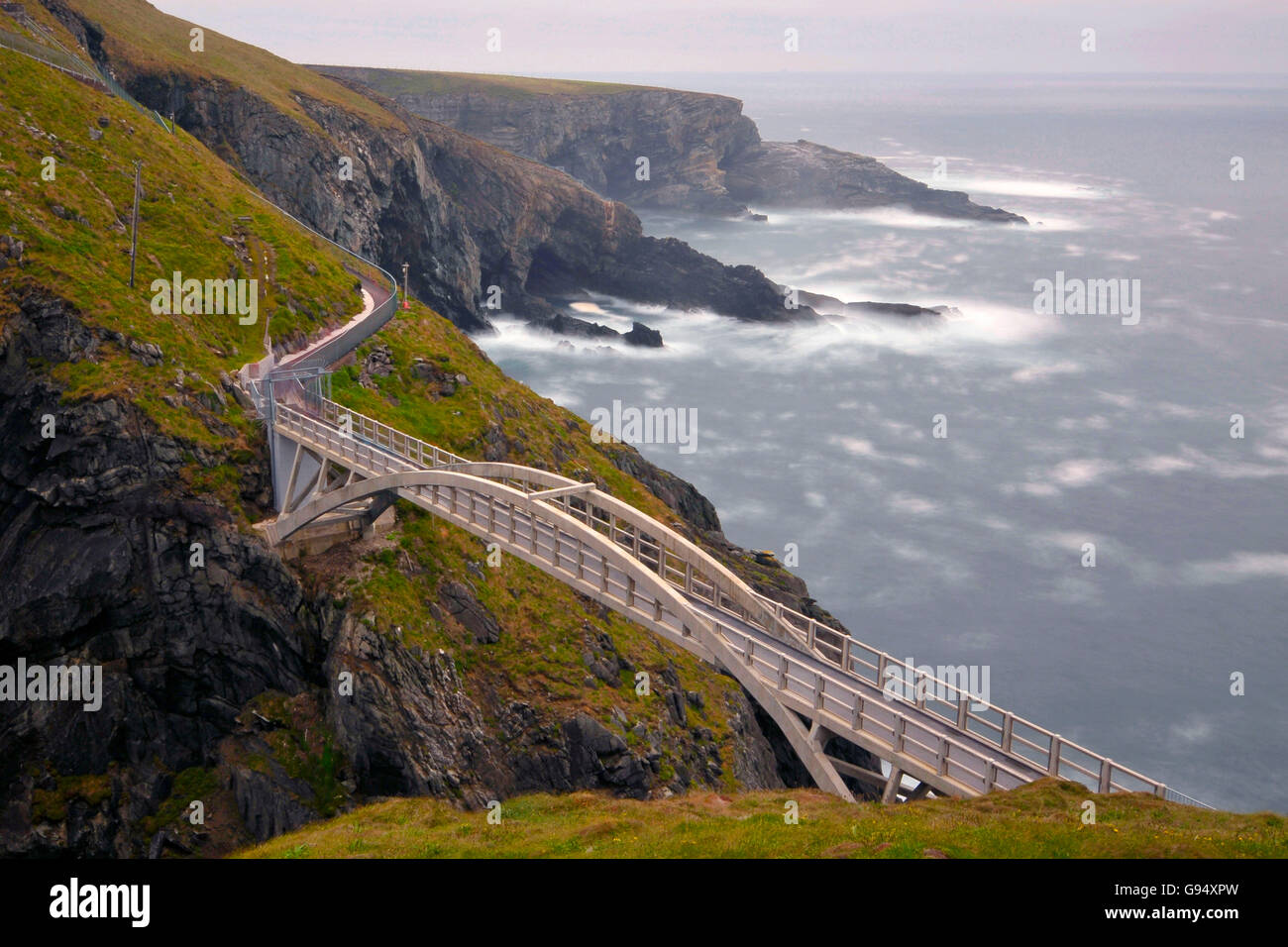 Mizen Head, Goleen, County Cork, Ireland / Mizen Bridge Stock Photo