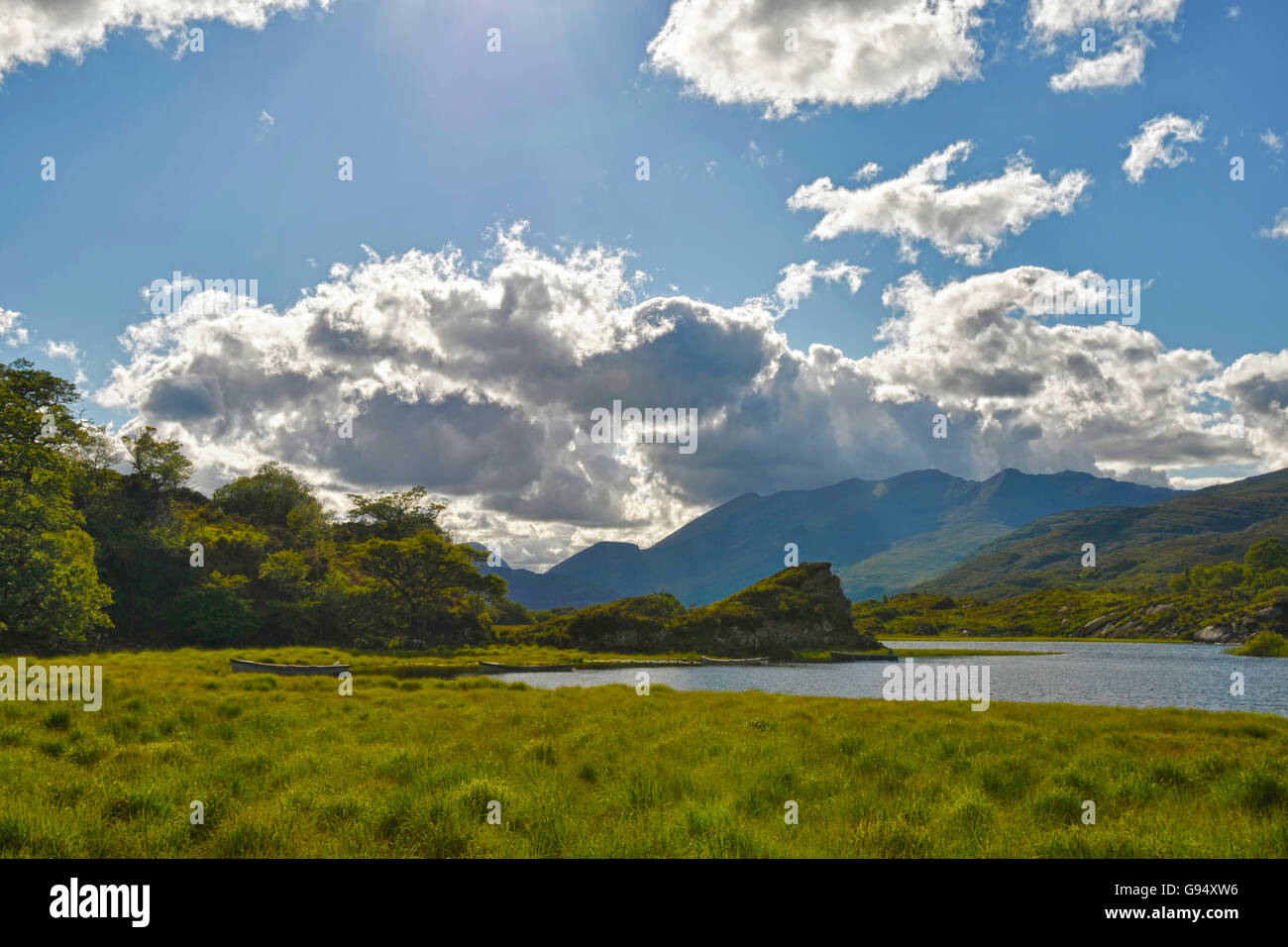 The upper lake, Lakes of Killarney, Killarney National Park, Killarney, County Kerry, Ireland