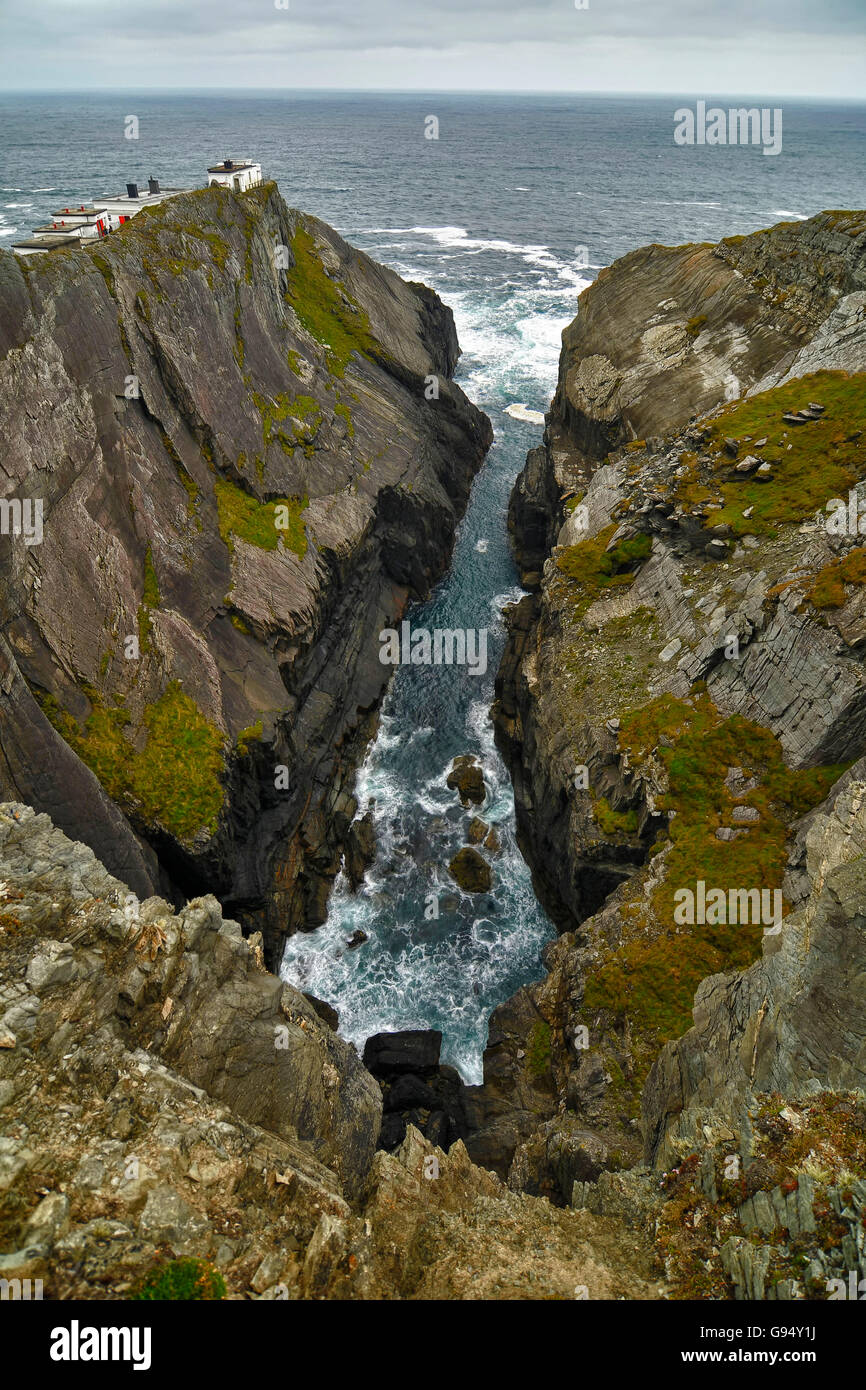 Mizen Head, Goleen, County Cork, Ireland / Lighthouse, cliffs Stock Photo