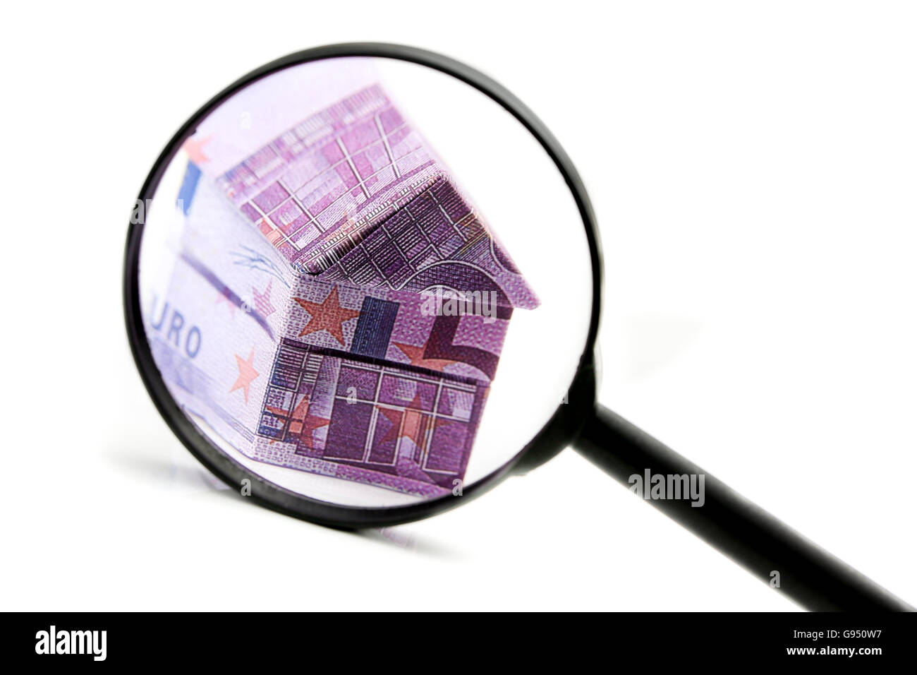House of euro notes hi-res stock photography and images - Alamy