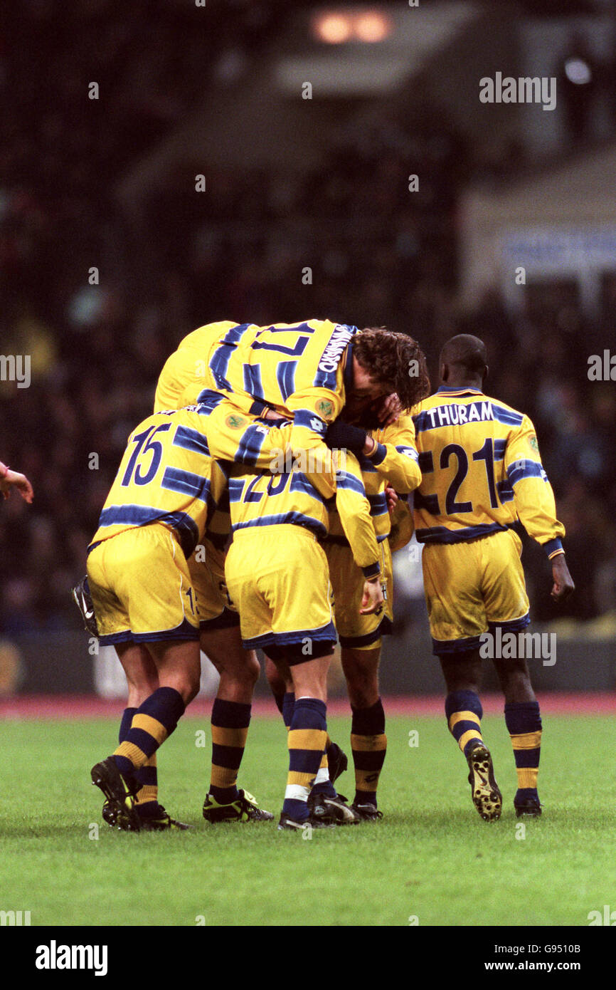 Fanion OM Olympique De Marseille - Finale Coupe UEFA 1999 Vs Parma AC