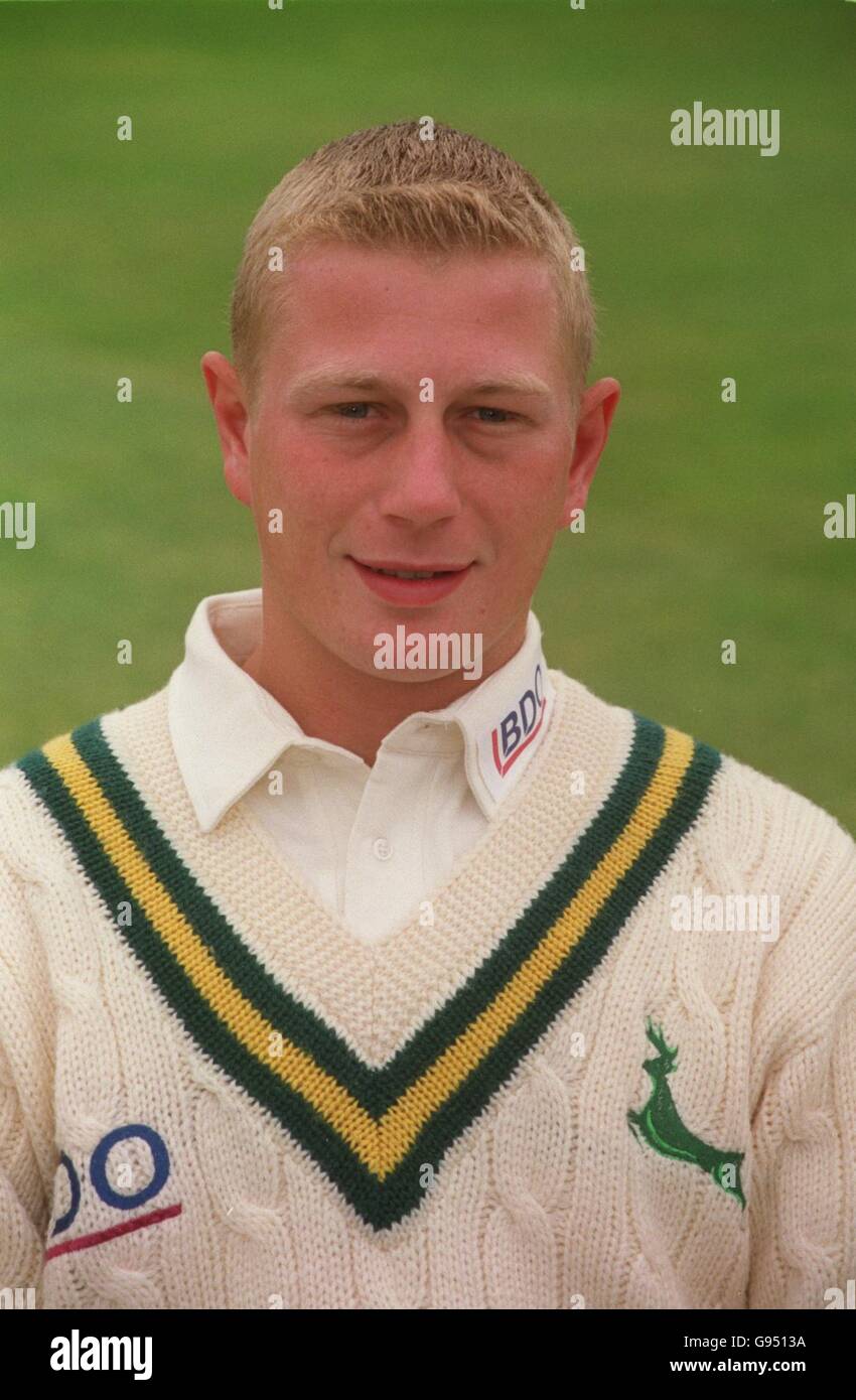 Cricket Nottinghamshire CCC Photocall Stock Photo Alamy