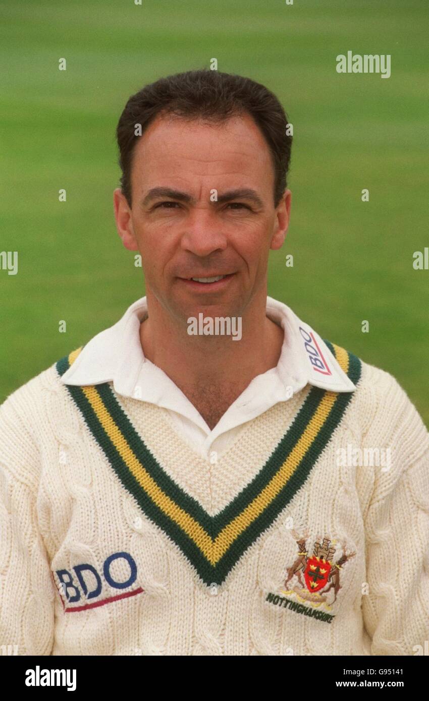 Cricket nottinghamshire tim robinson hires stock photography and