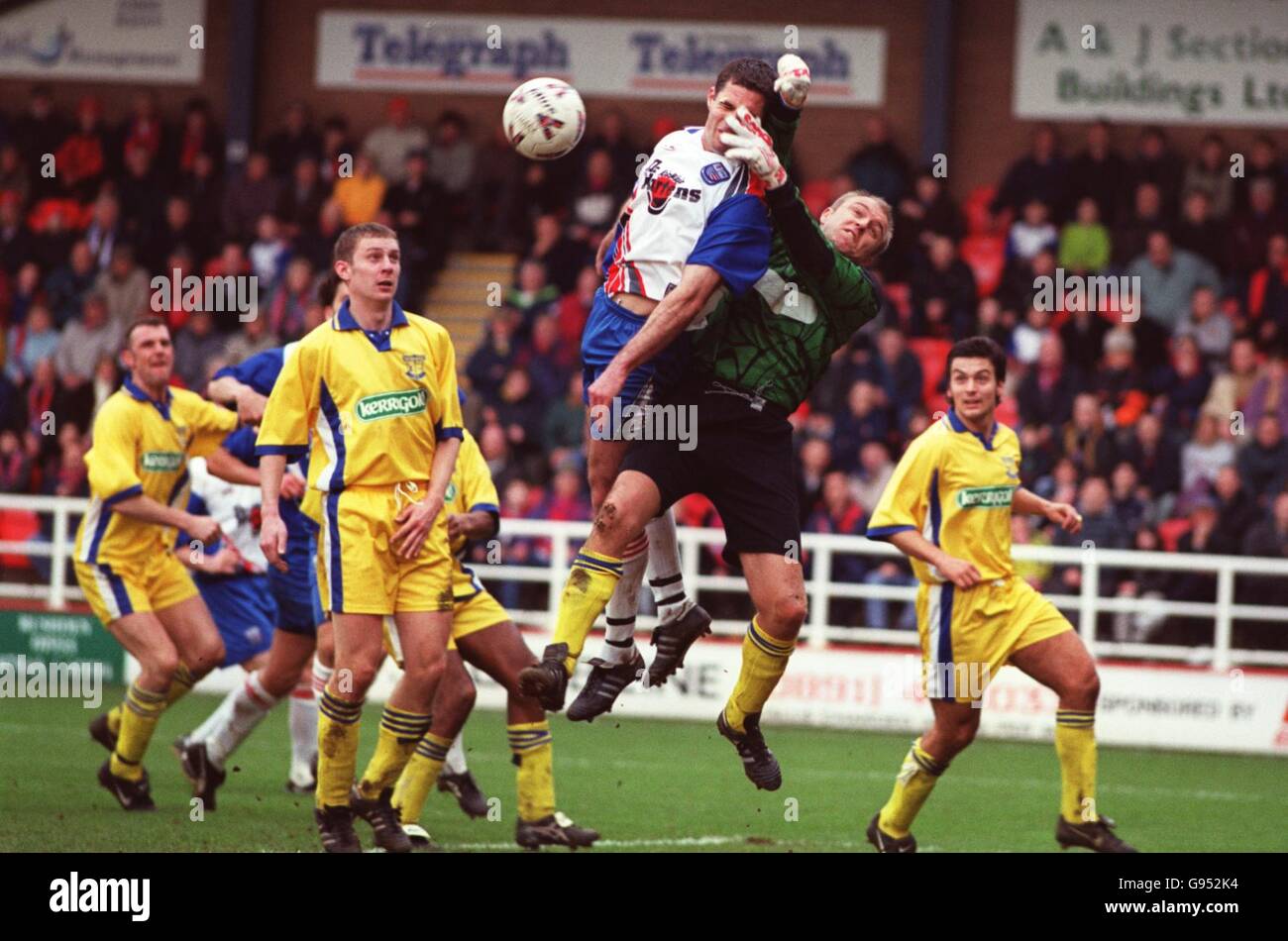 Soccer - Nationwide Conference - Rushden and Diamonds v Leek Town Stock Photo