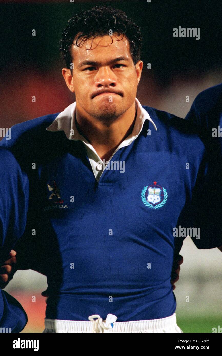 Rugby Union - 1999 World Cup - Pacific Qualifying Zone - Brisbane, Australia - Western Samoa v Australia Stock Photo