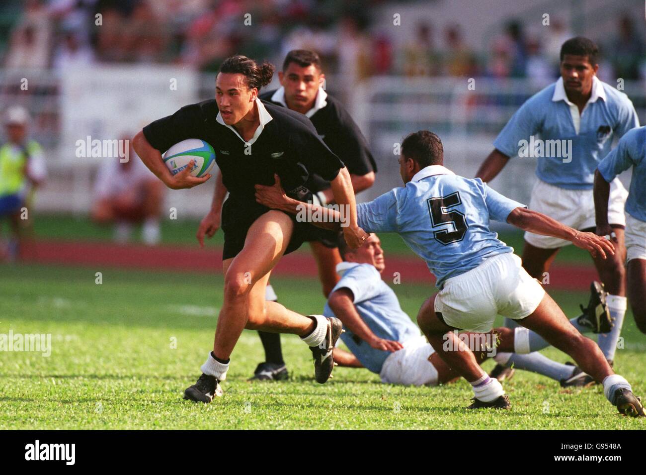 Rugby Sevens 16th Commonwealth Games Kuala Lumpur Malaysia Pool D New Zealand V Sri Lanka Stock Photo Alamy