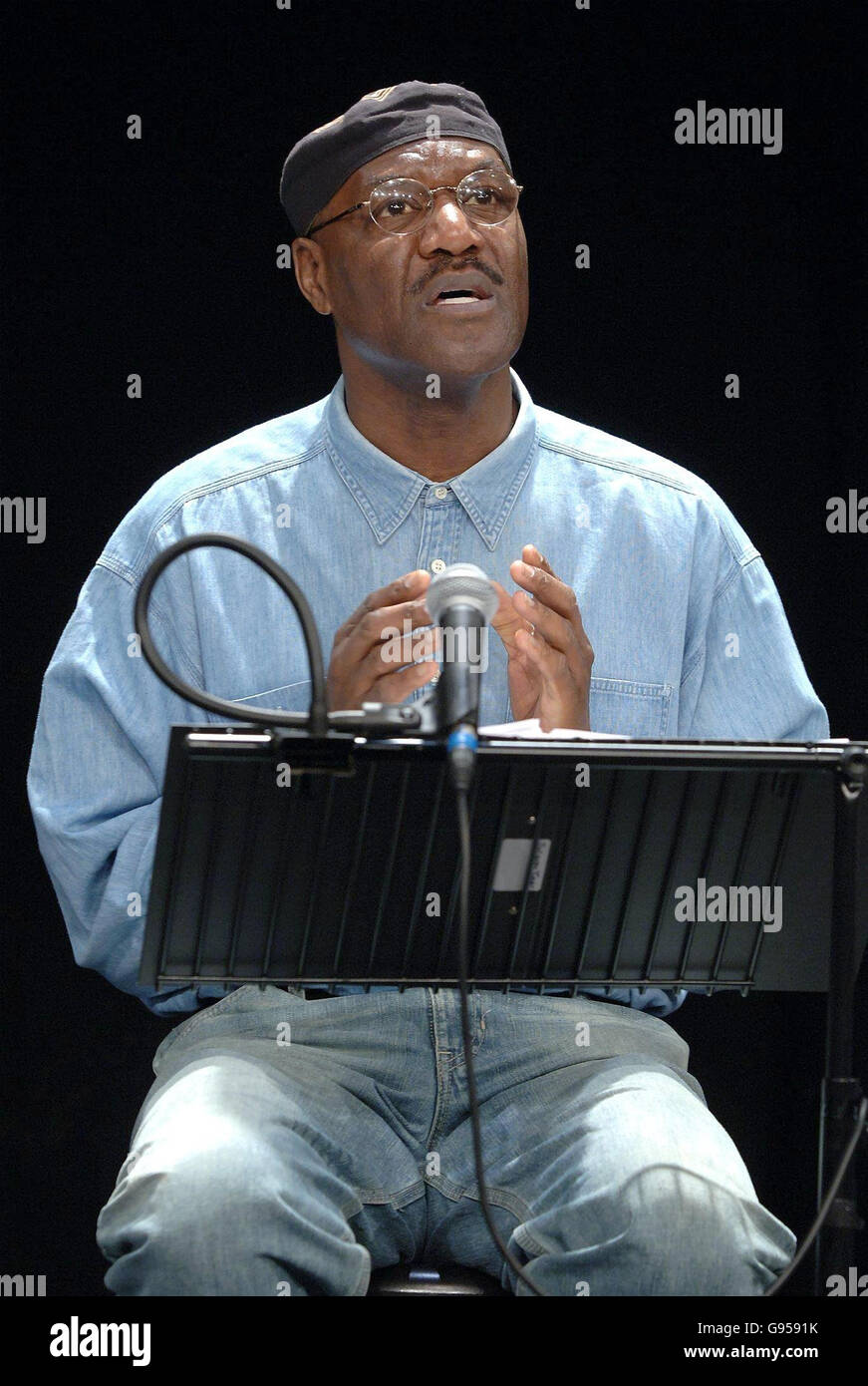 Delroy Lindo during a photocall for his new play 'The Exonerated', at the Riverside Studios, Hammersmith, west London, Friday 24 February 2006. PRESS ASSOCIATION Photo. Photo credit should read: Ian West/PA Stock Photo