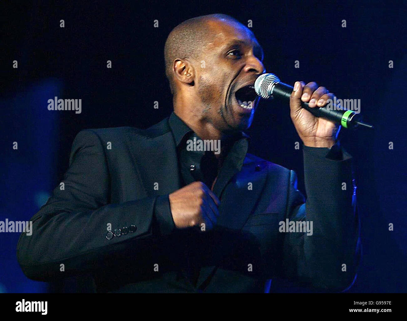 Andy Abraham performs on stage during X Factor 2 Live, at the MEN Arena, Manchester, Saturday 25 February 2006. PRESS ASSOCIATION Photo. Photo credit should read: Dave Kendall/PA Stock Photo