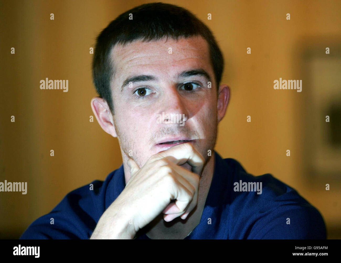 Scotland's Barry Ferguson during a press conference at Cameron House ...