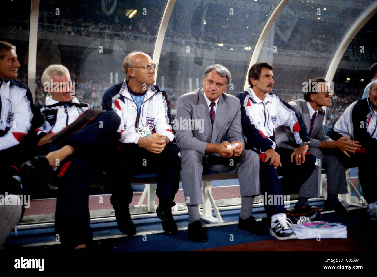 Soccer - World Cup Italia 1990 - Semi Final - West Germany v England - Stadio Delle Alpi Stock Photo