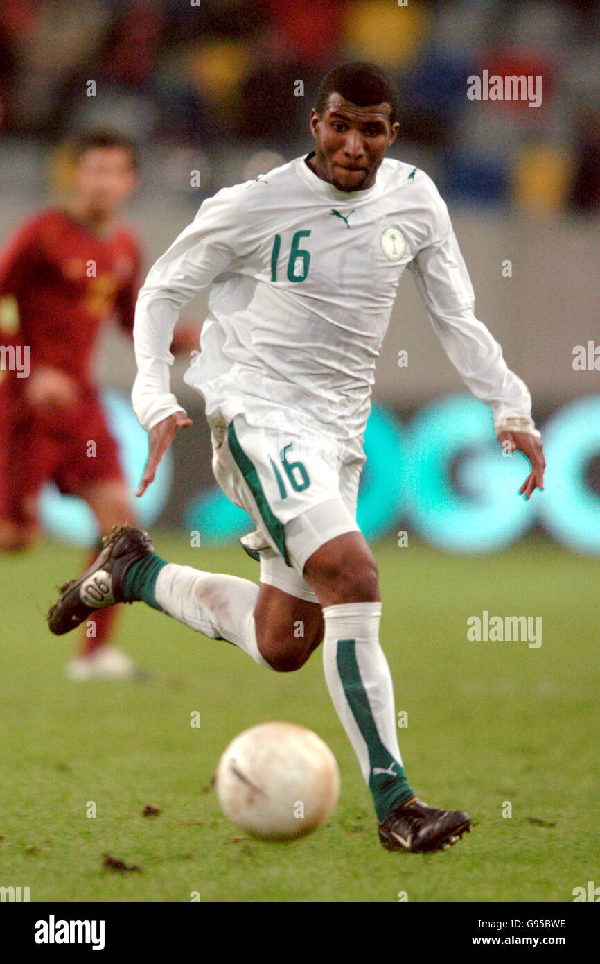 Soccer - International Friendly - Portugal v Saudi Arabia - LTU Arena. Aziz Al Thaker Khaled, Saudi Arabia Stock Photo