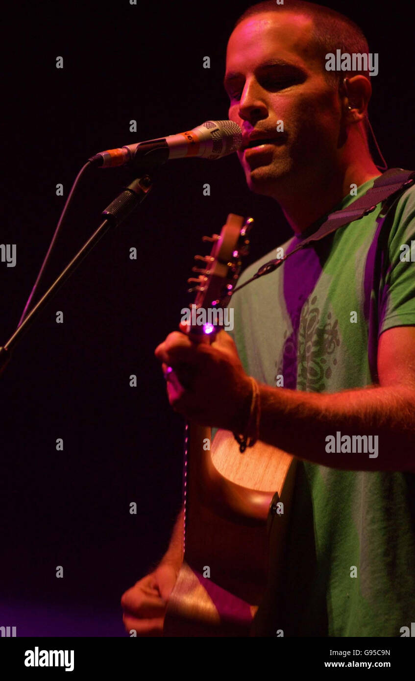 Jack Johnson in concert at the Hammersmith Apollo, west London, friday