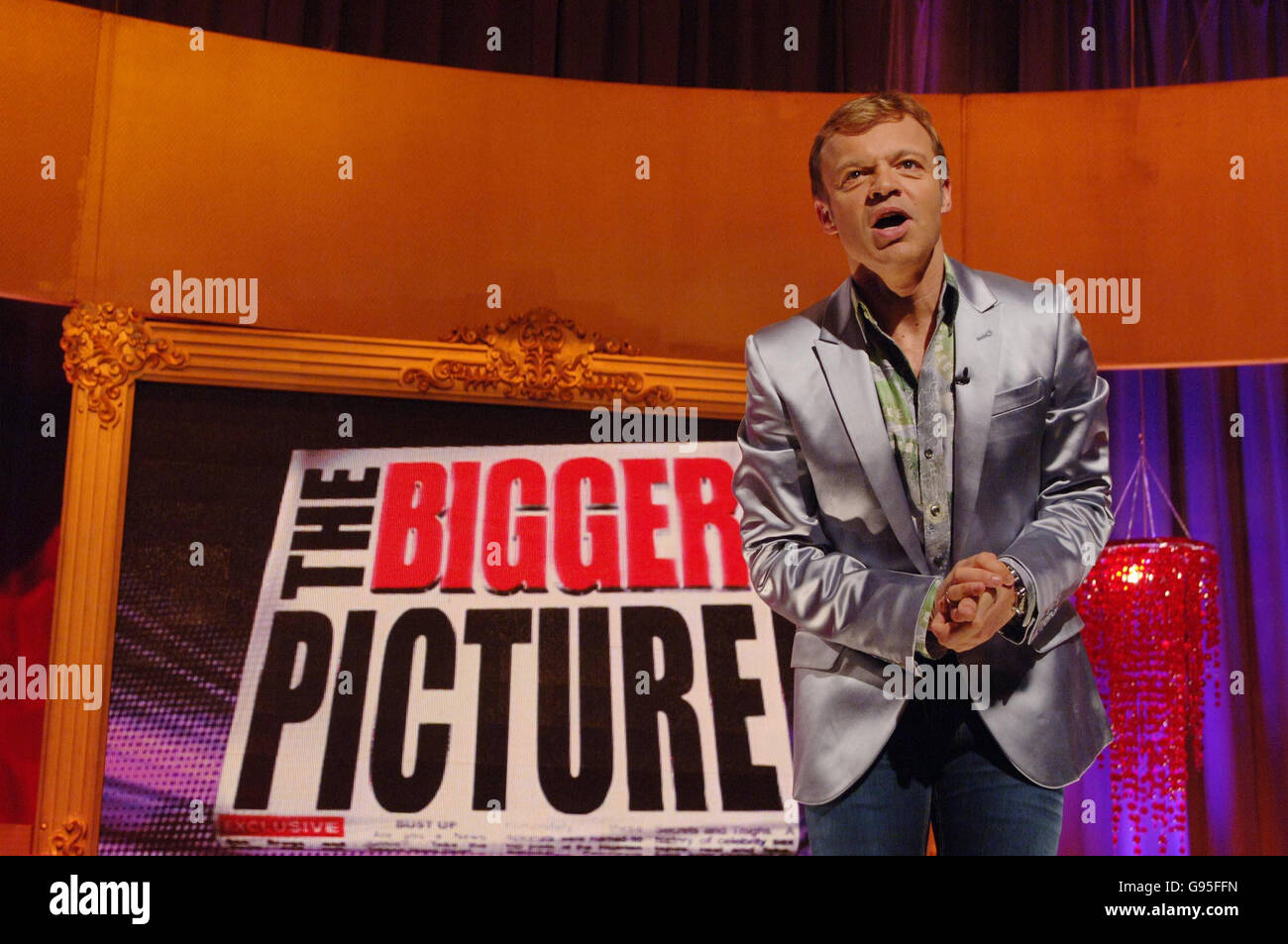 Graham Norton during the recording of 'The Bigger Picture', from the ...
