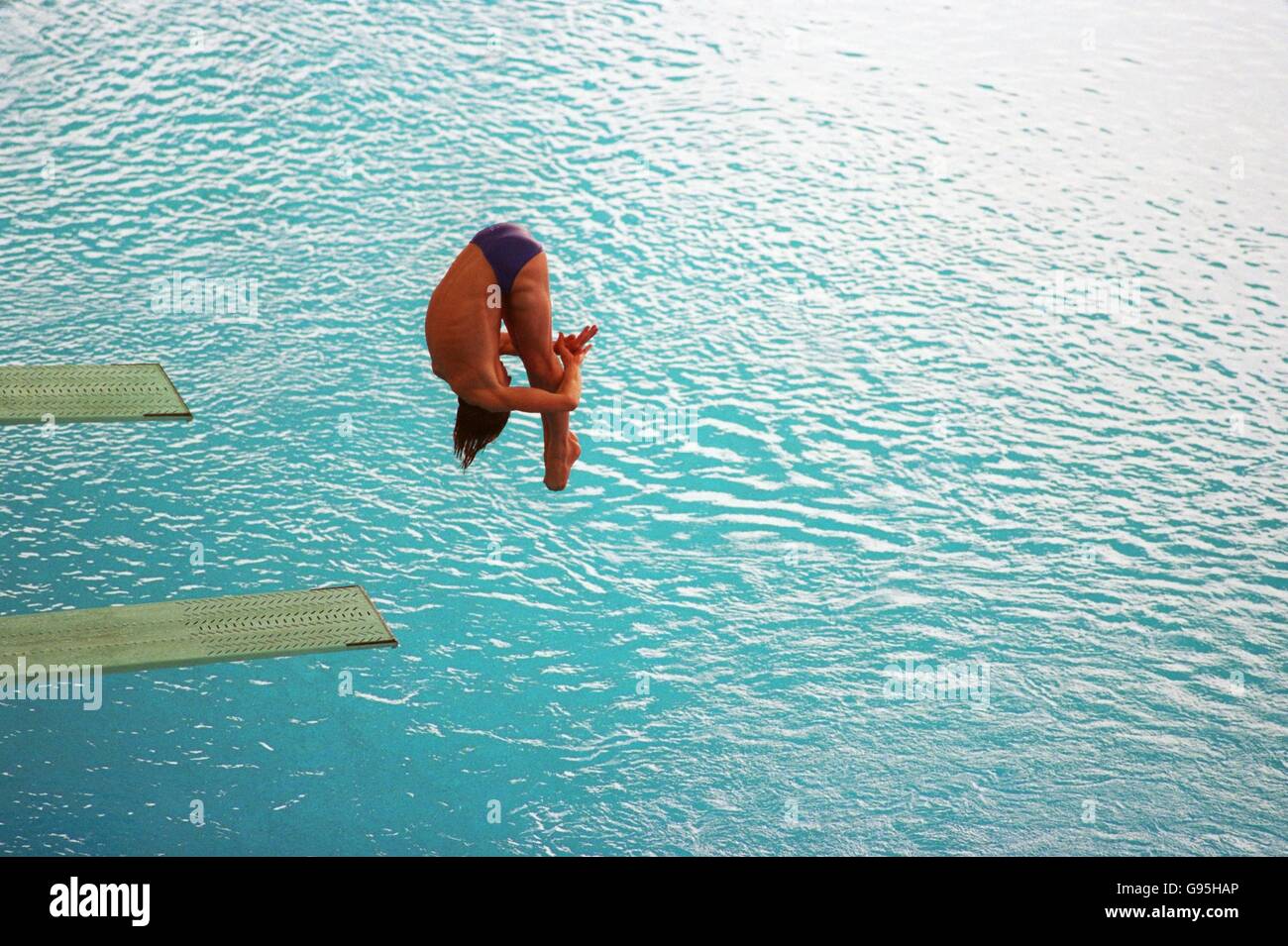 Diving 16th Commonwealth Games Kuala Lumpur, Malaysia Stock Photo
