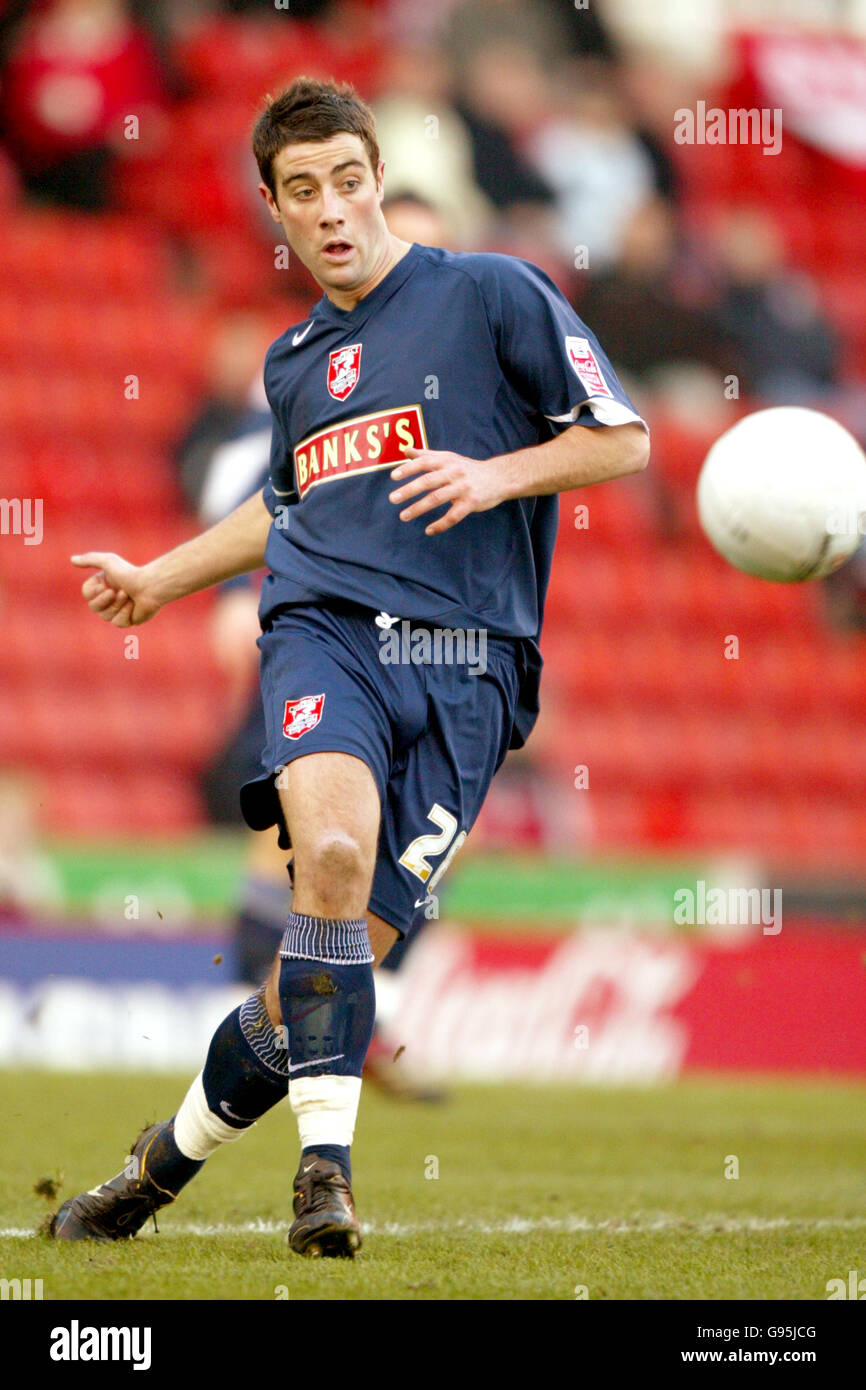 Soccer - FA Cup - Fourth Round - Stoke City v Walsall - Britannia Stadium Stock Photo