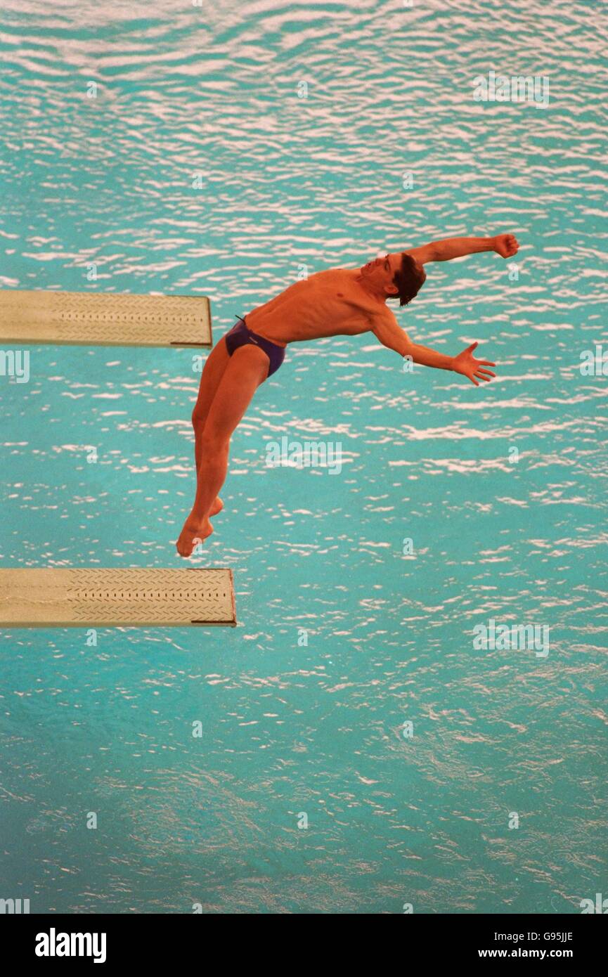 Diving 16th Commonwealth Games Kuala Lumpur, Malaysia Stock Photo