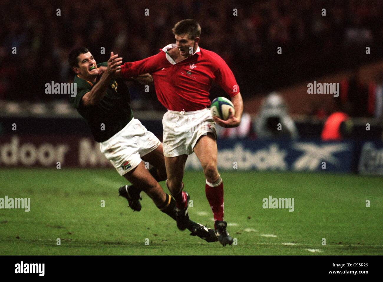Daffed James Rugby Rugby Union - Test Match - Wales v South Africa. Dafydd James of Wales ...