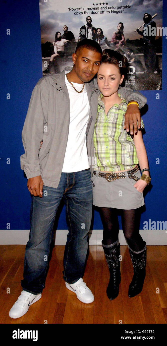 Noel Clarke and Jaime Winstone arrive for the UK film premiere of 'Kidulthood', at the Odeon West End, central London, Wednesday March 1, 2006. Watch for PA story. PRESS ASSOCIATION PHOTO. Photo credit should read: Steve Parsons/PA Stock Photo