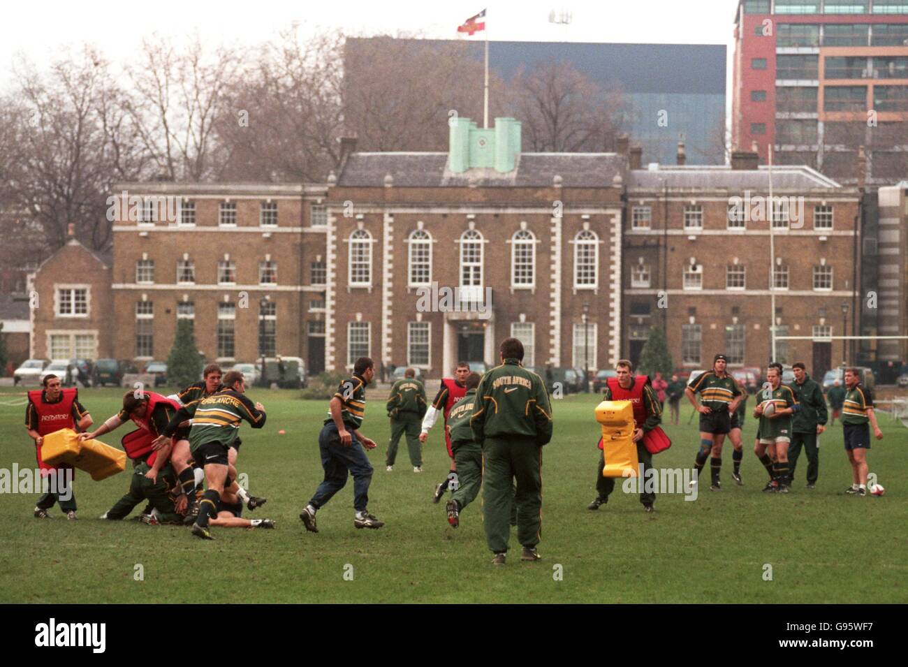 Rugby Union South African Tour South Africa Training. South African